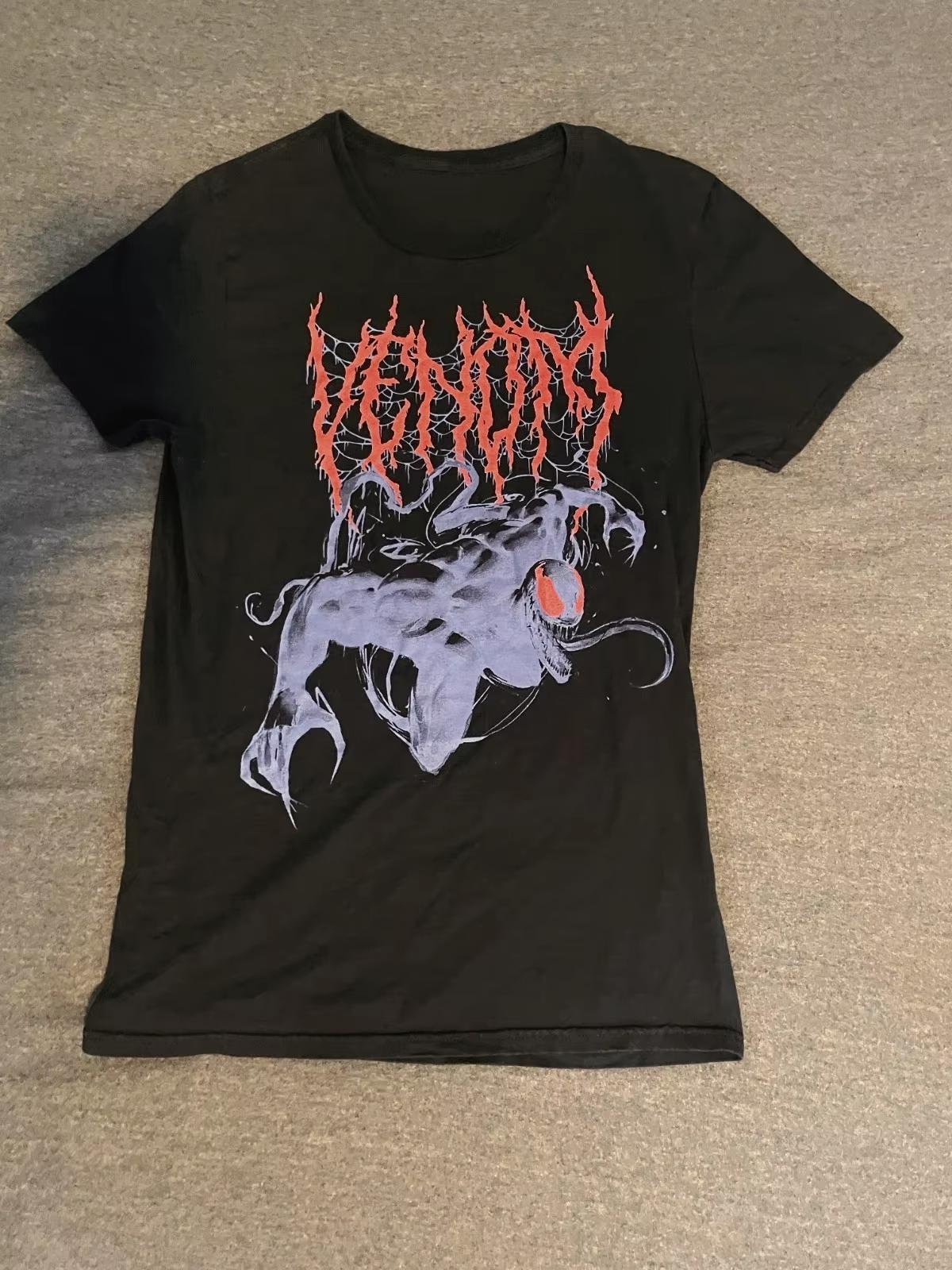 New Venom T Shirt Pink Metal Logo Gothic Graphic Men Black Oversized Streetwear Dark Aesthetic Marvel Anime Clothing Vintage Top M
New Venom T Shirt Pink Metal Logo Gothic Graphic Men Black Oversized Streetwear Dark Aesthetic Marvel Anime Clothing Vintage Top M