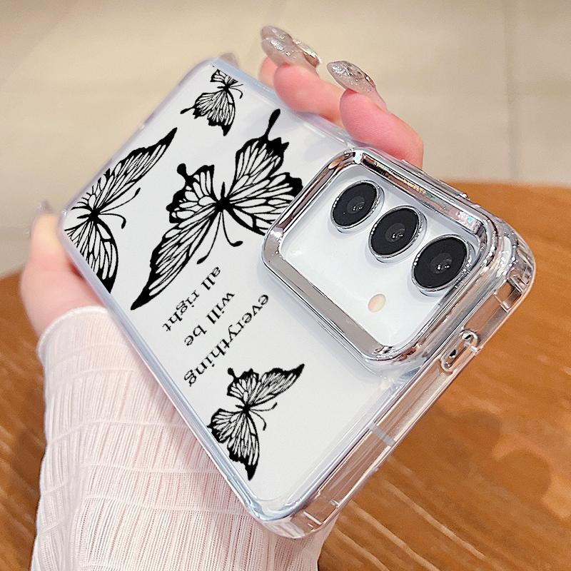 Прозорий чохол з гарним візерунком метелика для Samsung S24 FE S23 S22 Ultra A55 A54 A35 A34 A14 Захист об’єктива Протиударна м’яка прозора кришка для телефону Samsung A35 5G чорний
Прозорий чохол з гарним візерунком метелика для Samsung S24 FE S23 S22 Ultra A55 A54 A35 A34 A14 Захист об’єктива Протиударна м’яка прозора кришка для телефону Samsung A35 5G чорний