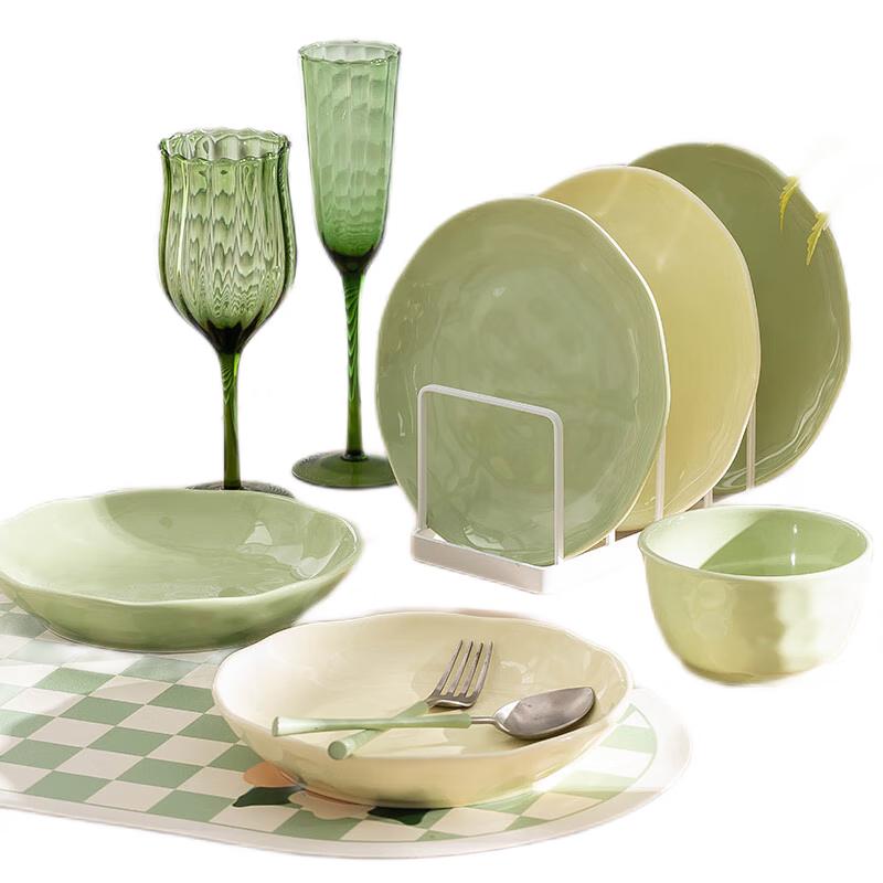 KANGMO Cream Style Ceramic Dinnerware Set 4-Person Soup Bowl Set (18 pcs)
KANGMO Cream Style Ceramic Dinnerware Set 4-Person Soup Bowl Set (18 pcs)