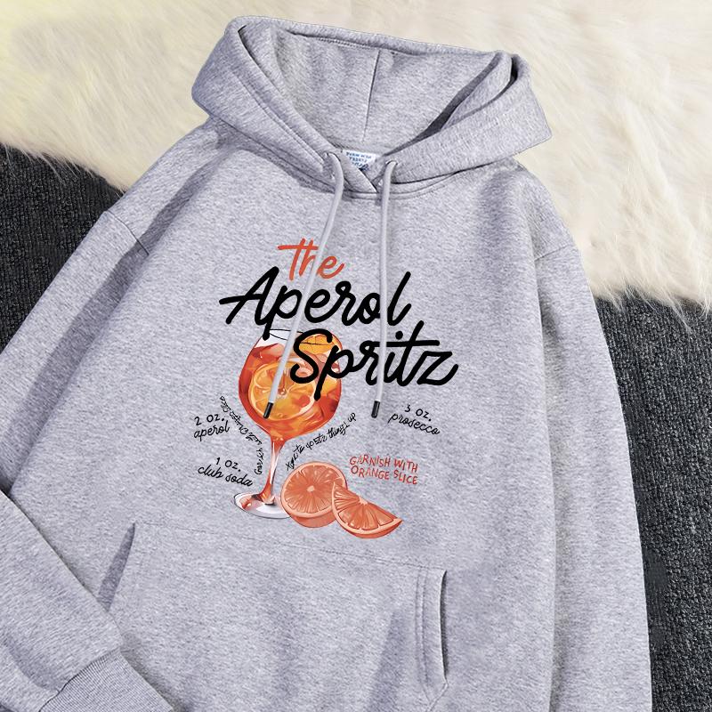 Winter Womans Hoodie The Aperol Spritz Retro Cocktail Printing Sweatshirt Loose Pocket Warm Fleece Pullover Kawaii Sportswear L
Winter Womans Hoodie The Aperol Spritz Retro Cocktail Printing Sweatshirt Loose Pocket Warm Fleece Pullover Kawaii Sportswear L