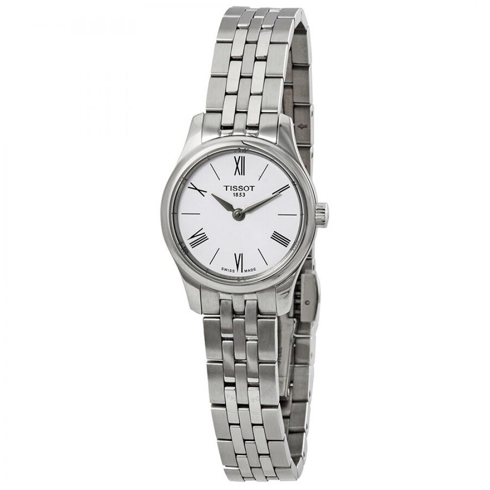 Tissot Женские часы Tradition с тонким белым циферблатом T0630091101800 T063.009.11.018.00
Tissot Женские часы Tradition с тонким белым циферблатом T0630091101800 T063.009.11.018.00
