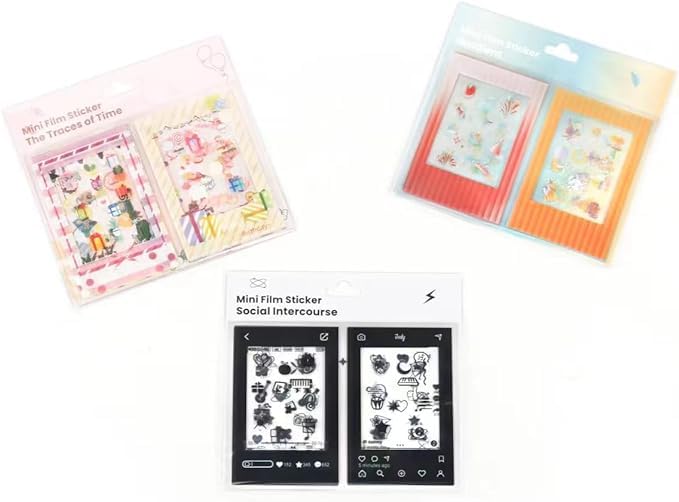 HIYQIN Набор 30 шт. Наклейки с фоторамками с картинками 3 дюйма Милые мини-наклейки для фотопленки для мгновенного отображения фотографий FujiFilm Instax Mini EVO
HIYQIN Набор 30 шт. Наклейки с фоторамками с картинками 3 дюйма Милые мини-наклейки для фотопленки для мгновенного отображения фотографий FujiFilm Instax Mini EVO