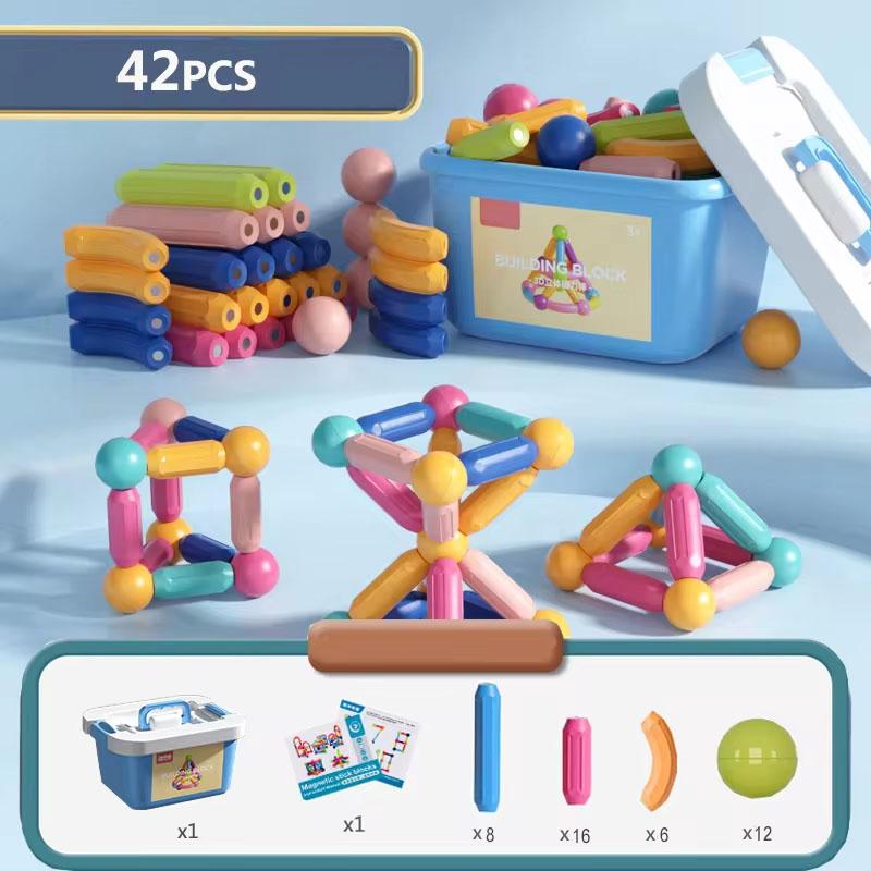 Magnetic Sticks Building Blocks Toys For Kids STEM Montessori Educational Toy Magnet Construction Set Birthday Gift Toy
Magnetic Sticks Building Blocks Toys For Kids STEM Montessori Educational Toy Magnet Construction Set Birthday Gift Toy