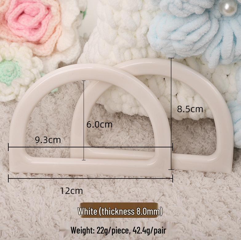 Wooden D-Shape Handle for Handbags & DIY Makeup Bags: Semi-Circular Hardware Accessory
Wooden D-Shape Handle for Handbags & DIY Makeup Bags: Semi-Circular Hardware Accessory