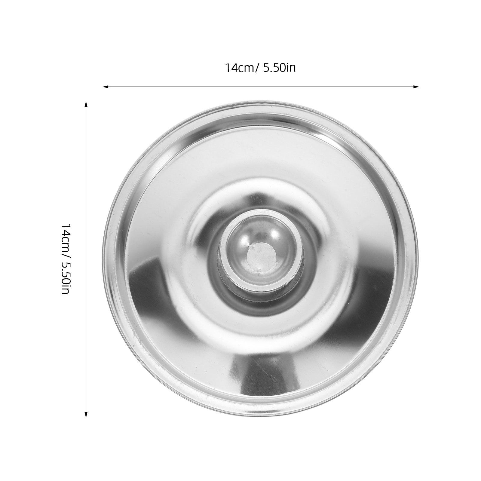 1Pcs 14Cm Stainless Steel Seasoning Pot Cover Easy Clean Non-Rust Sturdy Lid for Tiny Pans Spill Stopper Kitchen Essential
1Pcs 14Cm Stainless Steel Seasoning Pot Cover Easy Clean Non-Rust Sturdy Lid for Tiny Pans Spill Stopper Kitchen Essential
