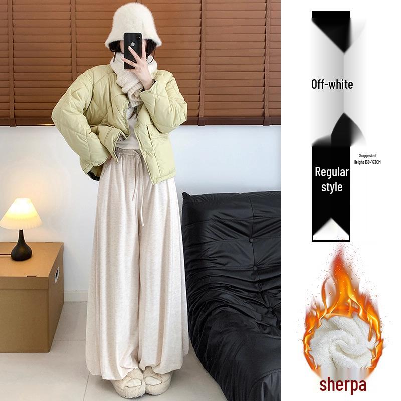 Coffee-Colored Glutinous Rice Floral Women s Skirt Pants - Autumn/Winter 2025 Petite Loose Lamb Wool Wide-Leg Style Small
Coffee-Colored Glutinous Rice Floral Women s Skirt Pants - Autumn/Winter 2025 Petite Loose Lamb Wool Wide-Leg Style Small