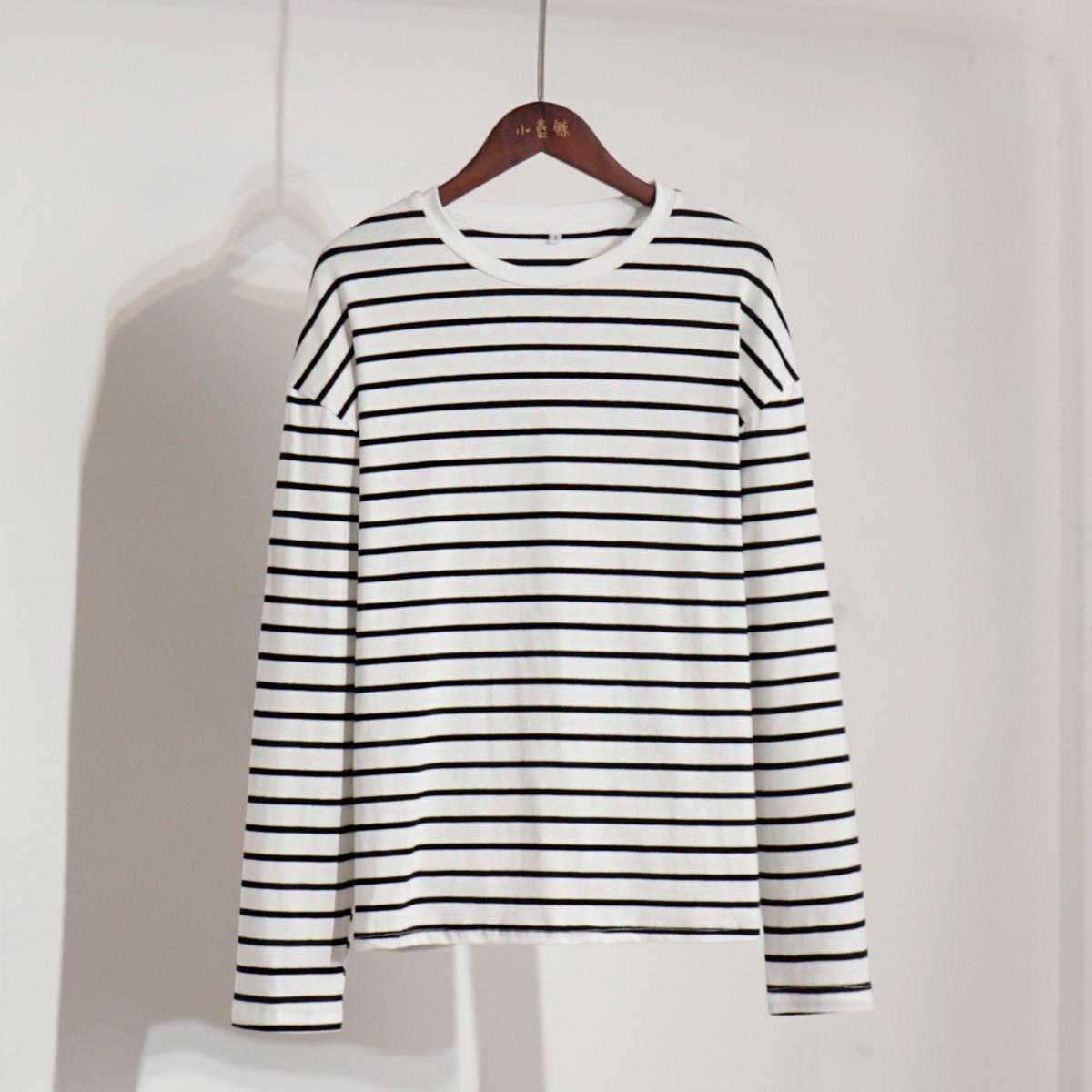 Spring Fashion Casual Cotton Crew Neck Long Sleeve Striped T-shirt, Versatile Top for Women, European American Style S чёрный
Spring Fashion Casual Cotton Crew Neck Long Sleeve Striped T-shirt, Versatile Top for Women, European American Style S чёрный