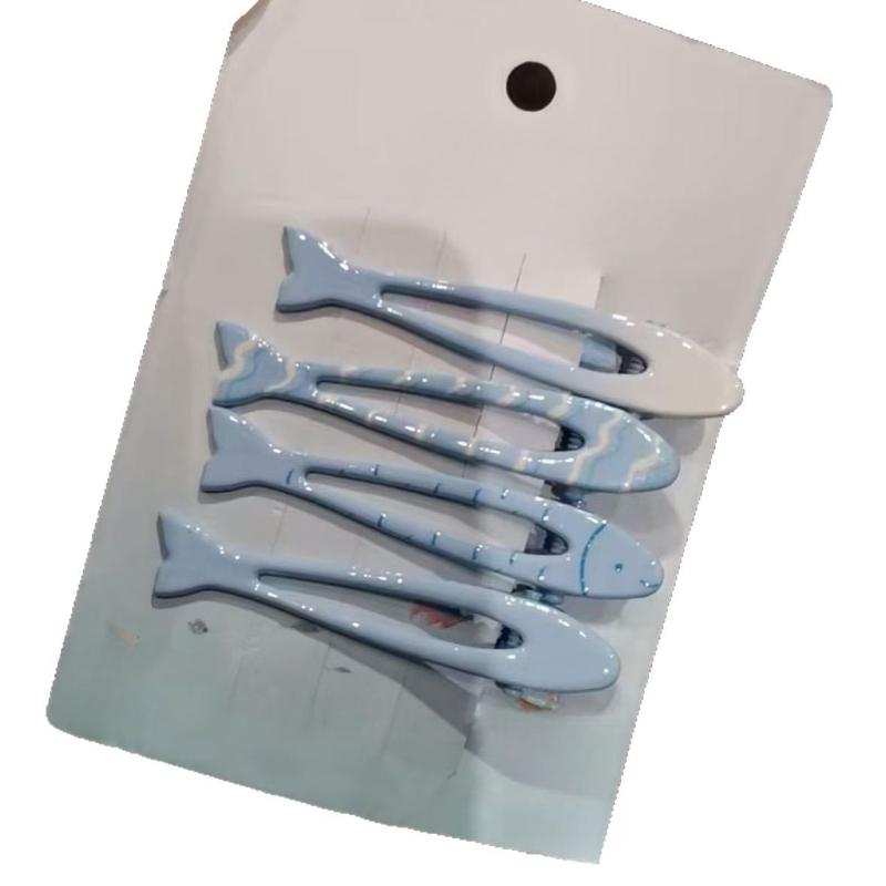 Blue Gradient Small Fish Metal Hair Clip Simple Versatile Side Duckbill Clips Hair Accessories Exquisite Cute Hair Accessories
Blue Gradient Small Fish Metal Hair Clip Simple Versatile Side Duckbill Clips Hair Accessories Exquisite Cute Hair Accessories