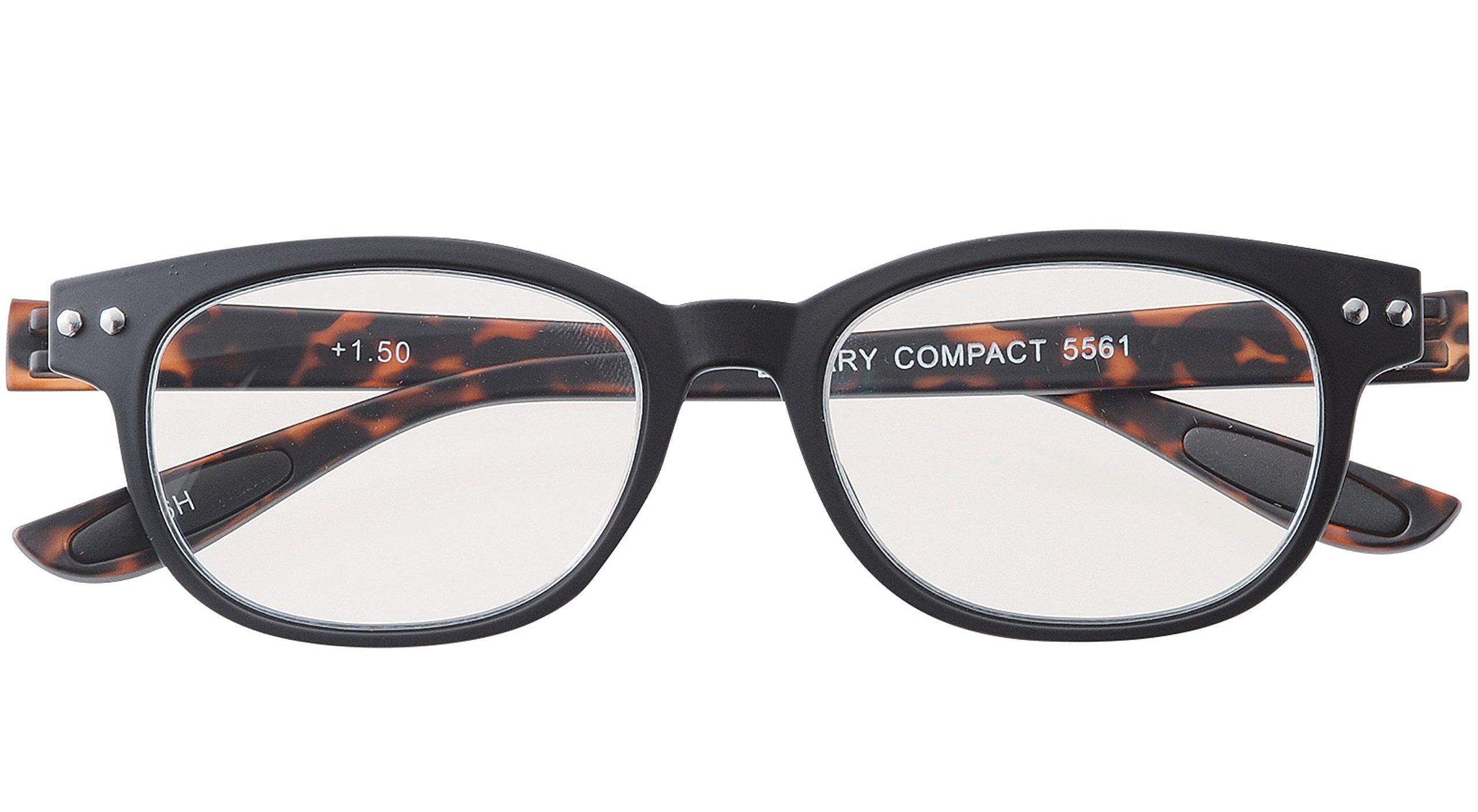 Megan Stylish Reading Glasses Blue Light Cut Black Demi Frequency Lightweight Shape Memory +2.00 (colorfullook Frame) 5561-20
Megan Stylish Reading Glasses Blue Light Cut Black Demi Frequency Lightweight Shape Memory +2.00 (colorfullook Frame) 5561-20