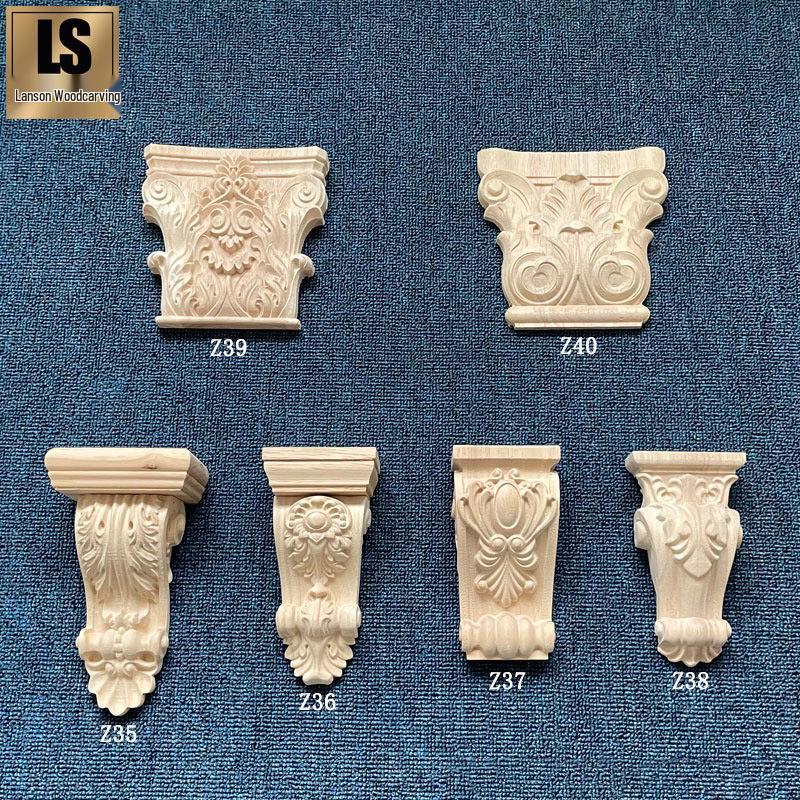 European Style Solid Wood Column with French Carving, Home Decor for Wardrobe & Wine Cabinet Model Z40 10*10*1.8cm
European Style Solid Wood Column with French Carving, Home Decor for Wardrobe & Wine Cabinet Model Z40 10*10*1.8cm