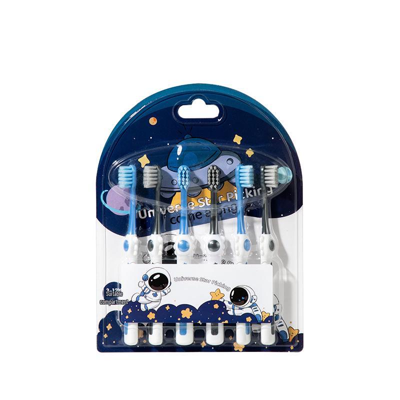 «Детская зубная щетка Douyin Hit Astronaut с мягкой щетиной, антибактериальная, для детей от 3 до 12 лет, упаковка из 6 штук»
«Детская зубная щетка Douyin Hit Astronaut с мягкой щетиной, антибактериальная, для детей от 3 до 12 лет, упаковка из 6 штук»