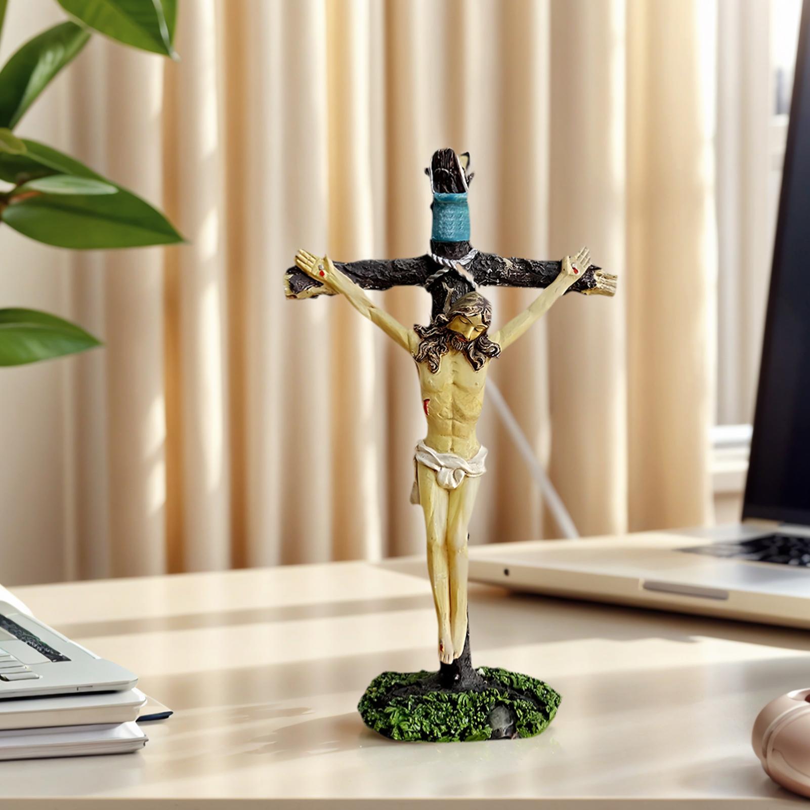 Crucifix Statue 7.2 Inches Catholic Sculpture Resin Tabletop Home Decor for Church Living Room Bedroom Entryway Bookshelf China Mainland
Crucifix Statue 7.2 Inches Catholic Sculpture Resin Tabletop Home Decor for Church Living Room Bedroom Entryway Bookshelf China Mainland