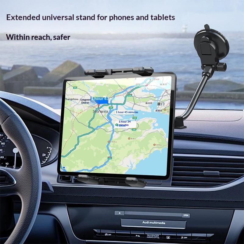 Dashboard Tablet Holder For Car Suction Cup Car Windshield Mount With Large Clamp For All 5 -15 Tablet And Phone Devices чёрный
Dashboard Tablet Holder For Car Suction Cup Car Windshield Mount With Large Clamp For All 5 -15 Tablet And Phone Devices чёрный