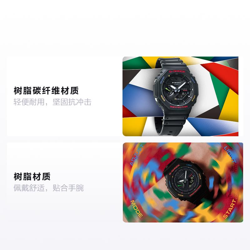 CASIO LCD/pointer dual display series carbon fiber core solar Quartz resin strap men s watch black dial GA-B2100FC-1APR чорний
CASIO LCD/pointer dual display series carbon fiber core solar Quartz resin strap men s watch black dial GA-B2100FC-1APR чорний