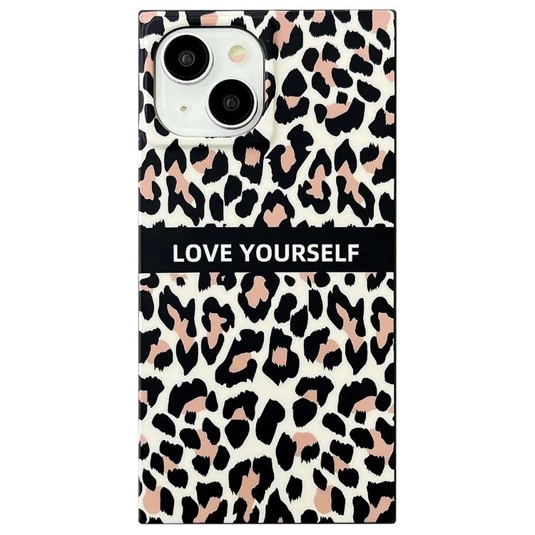 For iPhone 13 Case Leopard Print Matte TPU Square Shape Anti-Drop Phone Cover - Letters Leopard Print
For iPhone 13 Case Leopard Print Matte TPU Square Shape Anti-Drop Phone Cover - Letters Leopard Print