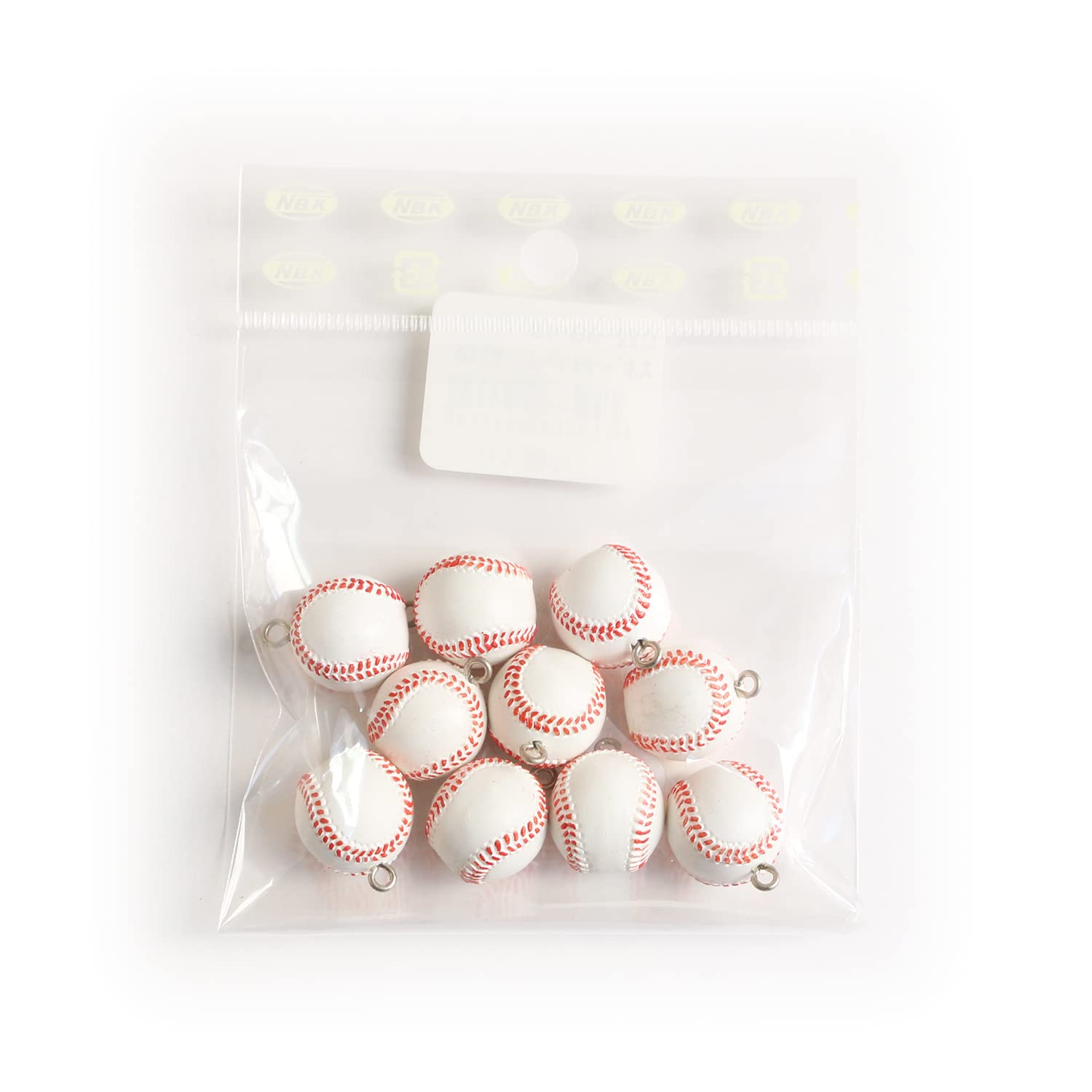Nippon Chuko NBK Sports Charm Baseball Diameter 15mm Pack of 10 approx. C22-BB-10
Nippon Chuko NBK Sports Charm Baseball Diameter 15mm Pack of 10 approx. C22-BB-10