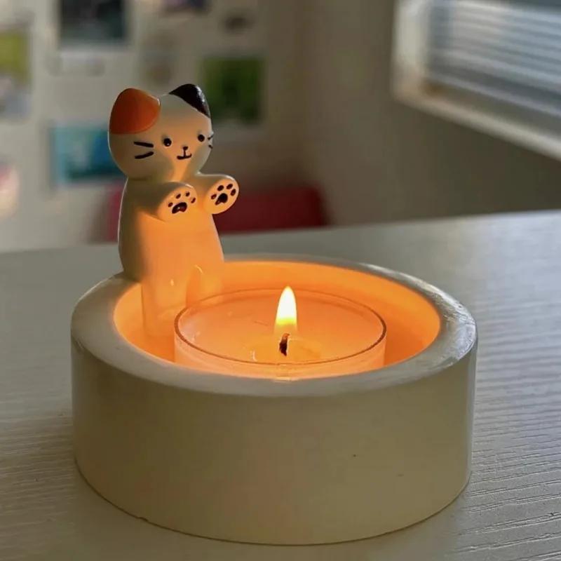 Подсвечник с котенком, милый подсвечник с котом, креативный подсвечник для ароматерапии, прочный высокотемпературный мультяшный подсвечник, украшение
Подсвечник с котенком, милый подсвечник с котом, креативный подсвечник для ароматерапии, прочный высокотемпературный мультяшный подсвечник, украшение