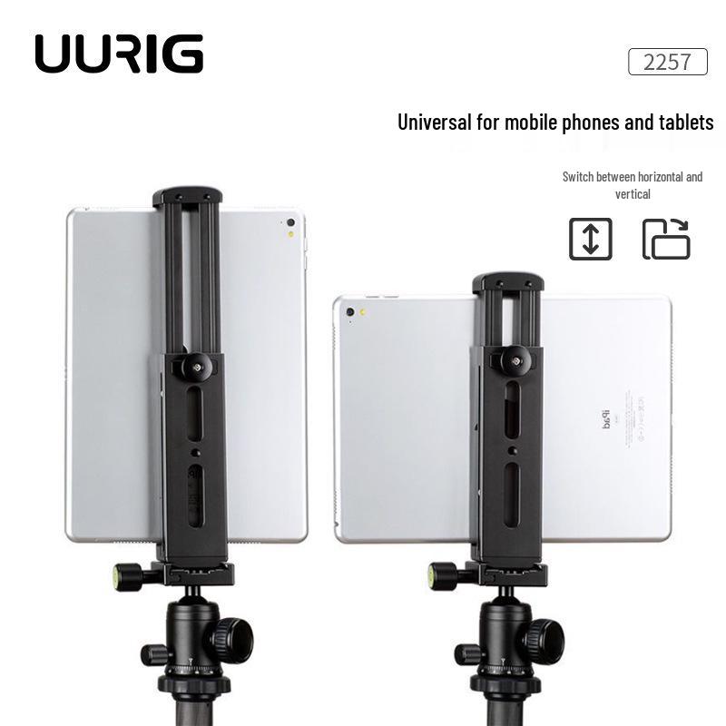 All-Metal Two-Way Pull-Out Tablet Clamp for iPad - Photography and Video Tripod Stand
All-Metal Two-Way Pull-Out Tablet Clamp for iPad - Photography and Video Tripod Stand