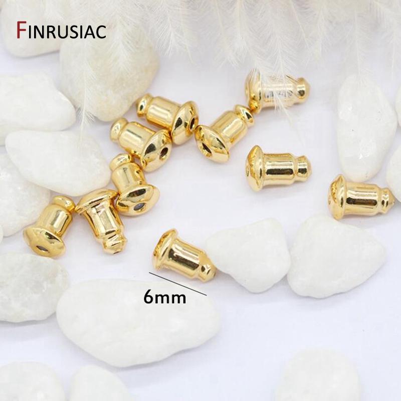 10 pcs / lot 3 Types 14K Gold Plated Earring Backs Accessories For Jewelry Making Earring Clutch
10 pcs / lot 3 Types 14K Gold Plated Earring Backs Accessories For Jewelry Making Earring Clutch