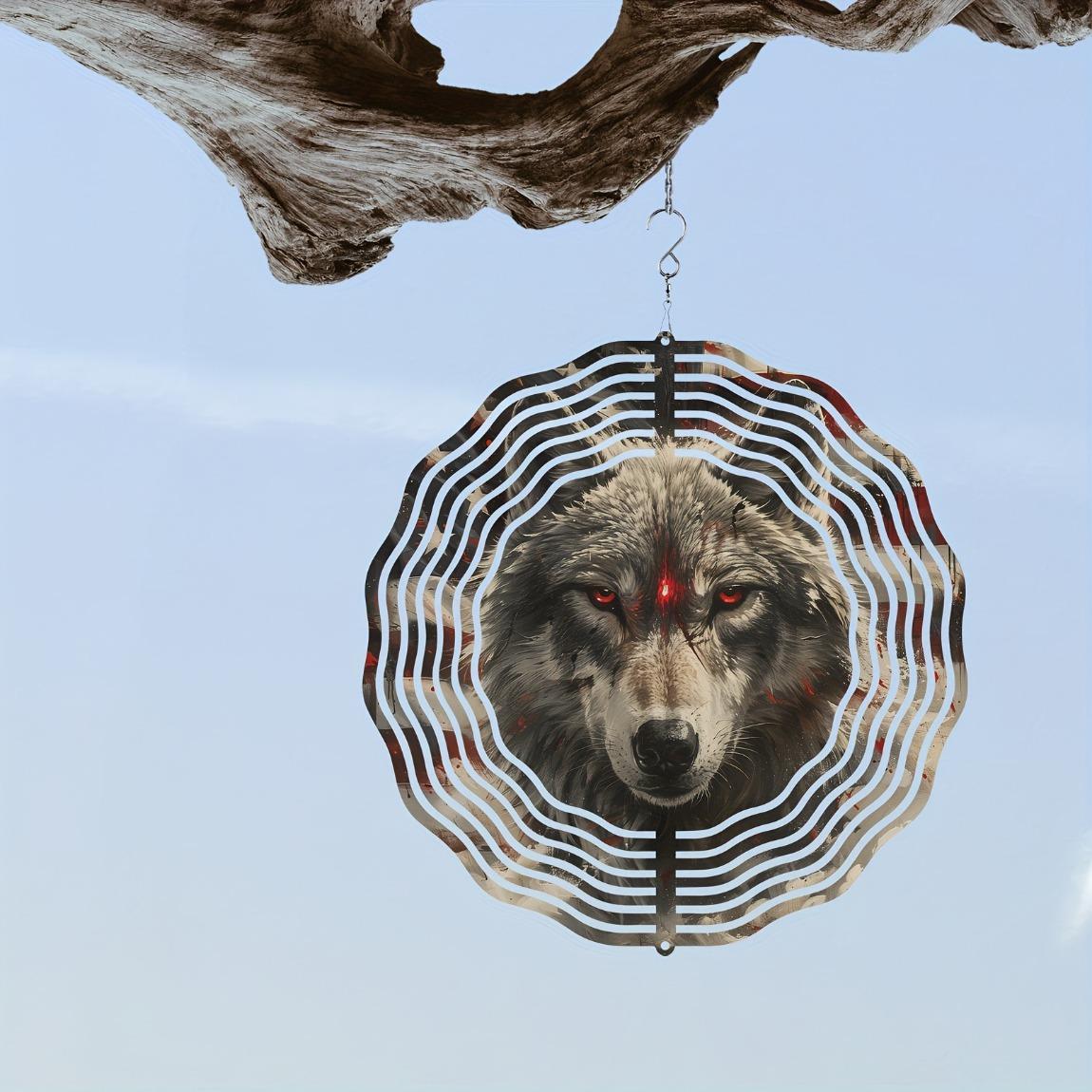 Wolf Wind Spinner – Nature’s Dance Metal Garden Art, Weather-Resistant Outdoor Decor for Patio, Lawn & Yard 01A
Wolf Wind Spinner – Nature’s Dance Metal Garden Art, Weather-Resistant Outdoor Decor for Patio, Lawn & Yard 01A