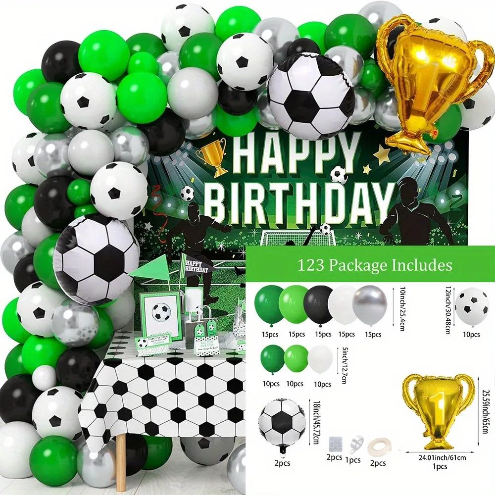 123PCS Football-themed Balloon Arch Kit,suitable for Indoor and Outdoor Decoration Such As Birthday Parties,football Events, Etc Other зелёный
123PCS Football-themed Balloon Arch Kit,suitable for Indoor and Outdoor Decoration Such As Birthday Parties,football Events, Etc Other зелёный