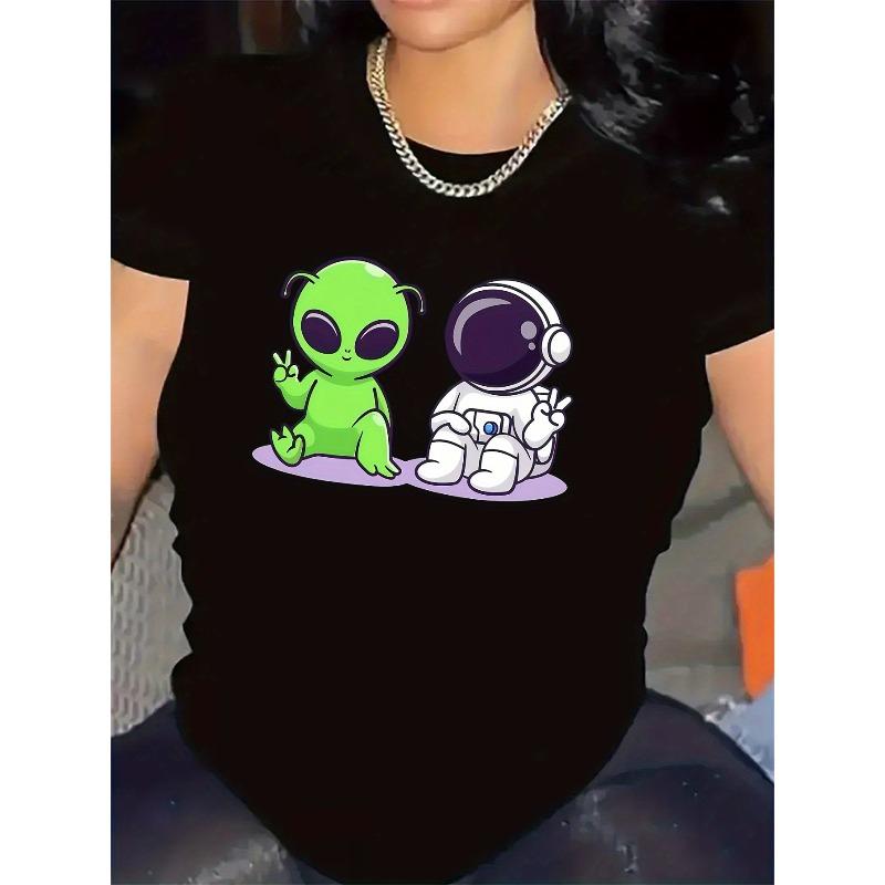 T-Shirt with Alien and Astronaut Design, Perfect for Home Living Room Use, Lightweight Durable Fabric, Comfortable Fit for Daily Wear, 4XL чорний
T-Shirt with Alien and Astronaut Design, Perfect for Home Living Room Use, Lightweight Durable Fabric, Comfortable Fit for Daily Wear, 4XL чорний
