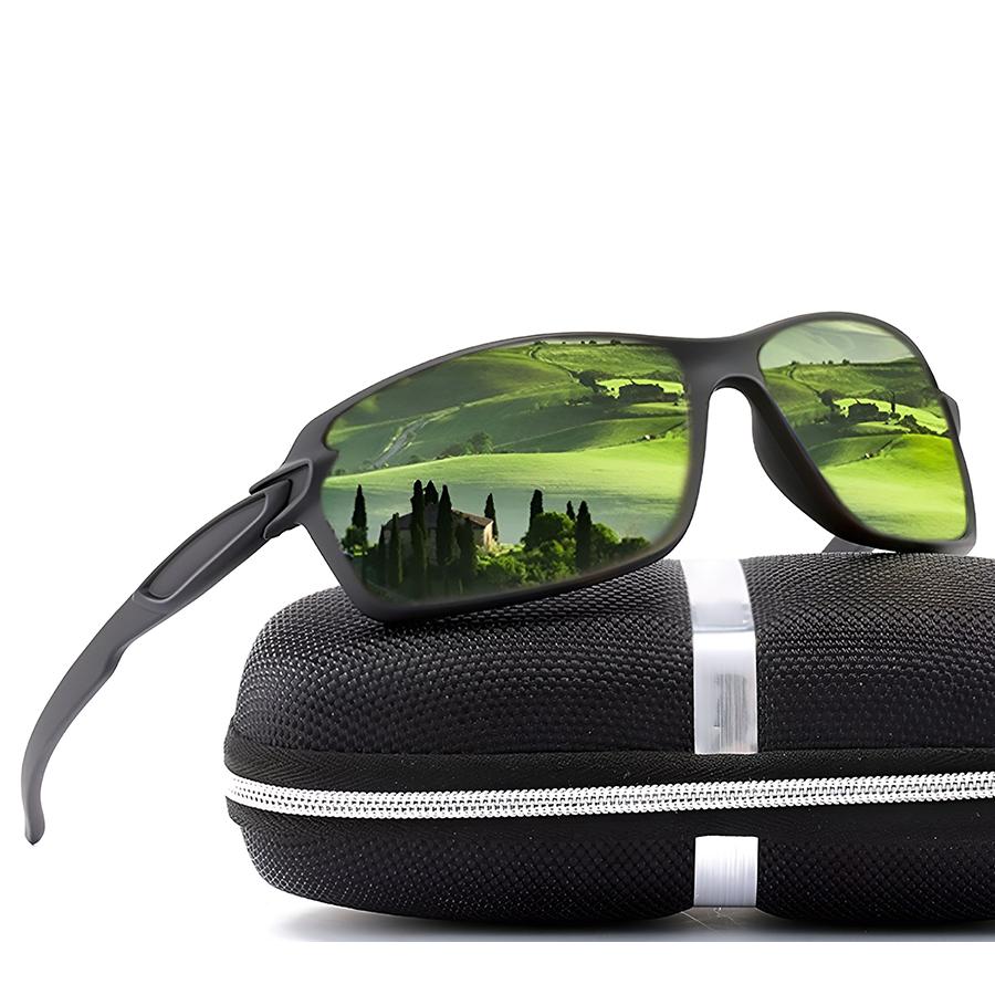 Антибликовые поляризованные очки HD с защитой UV400 мужские солнцезащитные очки зелёный
Антибликовые поляризованные очки HD с защитой UV400 мужские солнцезащитные очки зелёный