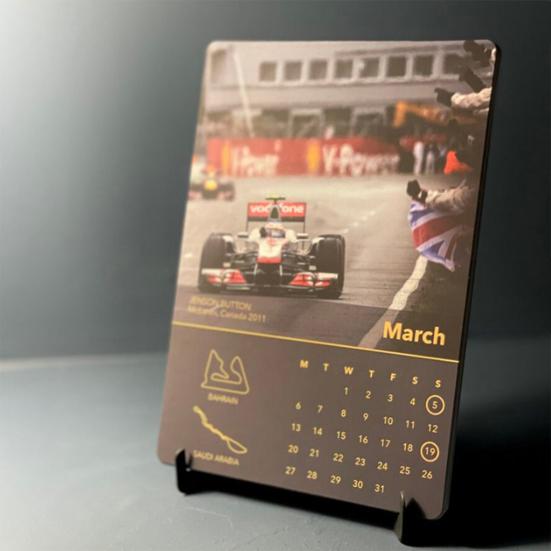 Настольный календарь F1 Racing Ежемесячный календарь Четкая печать Настольный календарь для украшения домашнего офиса
Настольный календарь F1 Racing Ежемесячный календарь Четкая печать Настольный календарь для украшения домашнего офиса