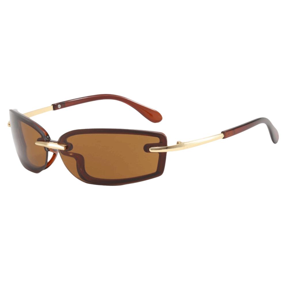 Trendy Metal Candy Color Rimless Sunglasses Y2K PC UV Protection Sun Glasses Frameless Wrap Around Eyewear Outdoor коричневый
Trendy Metal Candy Color Rimless Sunglasses Y2K PC UV Protection Sun Glasses Frameless Wrap Around Eyewear Outdoor коричневый