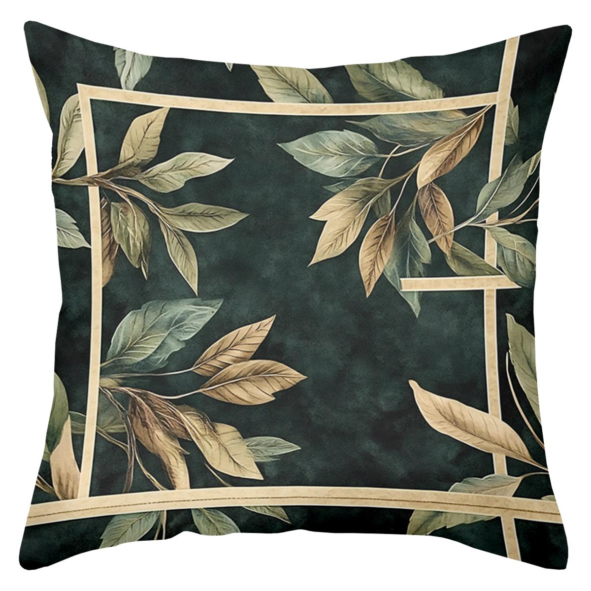 1 pieces -2D flat printing Green Leaf Pattern Throw Pillow Set Decorative Polyester pillowcase, sofa decorative cushion cov 45x45cm
1 pieces -2D flat printing Green Leaf Pattern Throw Pillow Set Decorative Polyester pillowcase, sofa decorative cushion cov 45x45cm