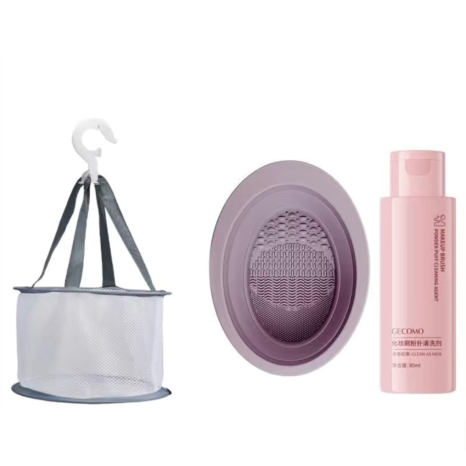 Gevlonecirly Set Makeup Brush Cleaning Cleaning Mat Silicone Cleaner Foldable Brush Cleanser Drying Hanging Net Makeup Brush Special Cleaner Cosmetic
Gevlonecirly Set Makeup Brush Cleaning Cleaning Mat Silicone Cleaner Foldable Brush Cleanser Drying Hanging Net Makeup Brush Special Cleaner Cosmetic