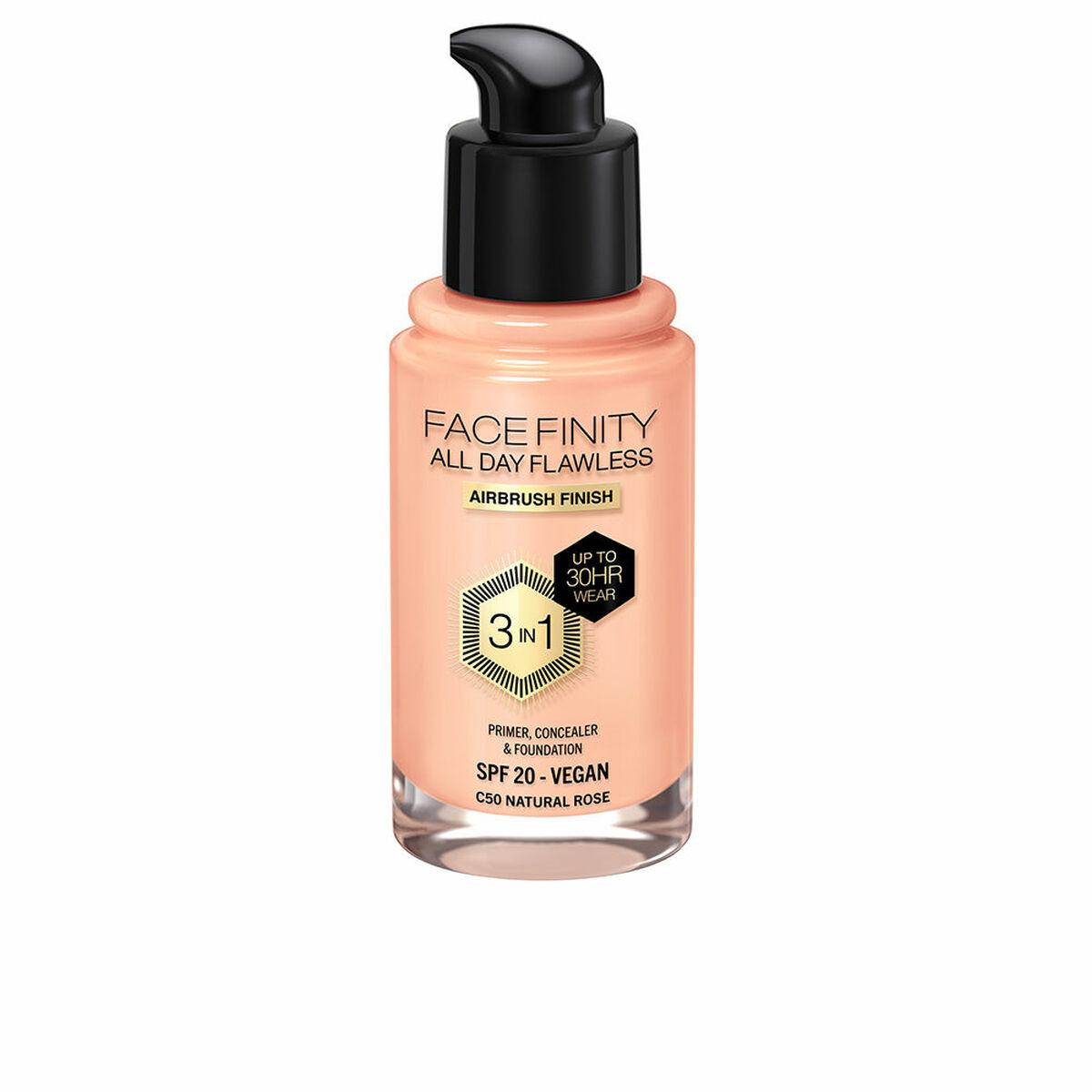 Max Factor Face Finity All Day Flawless Кремовая основа под макияж 3-в-1 Spf 20 Nº C50 Натуральная роза 30 мл
Max Factor Face Finity All Day Flawless Кремовая основа под макияж 3-в-1 Spf 20 Nº C50 Натуральная роза 30 мл
