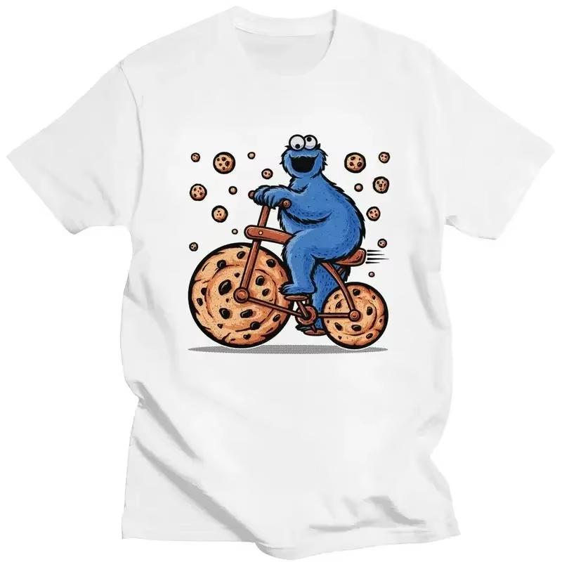Biscuit Sports Funny Monster Bicycle Print Short Sleeved Novel Womens Tshirt Casual Womens Clothing Fashionable Y2K Loose Top S
Biscuit Sports Funny Monster Bicycle Print Short Sleeved Novel Womens Tshirt Casual Womens Clothing Fashionable Y2K Loose Top S