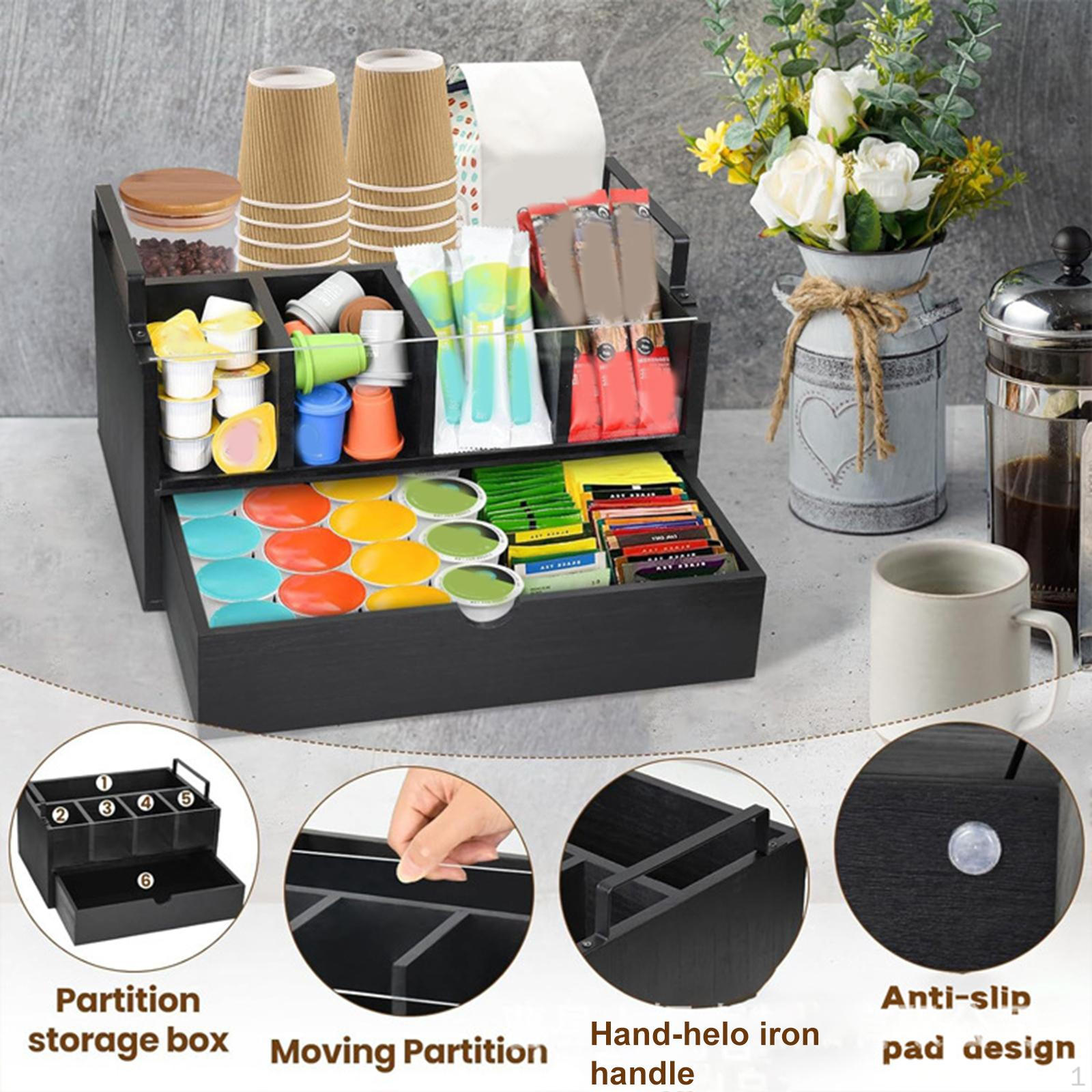 Органайзер для кофейного бара, стойка для хранения, в деревенском стиле, с ящиком, для капсул
Органайзер для кофейного бара, стойка для хранения, в деревенском стиле, с ящиком, для капсул