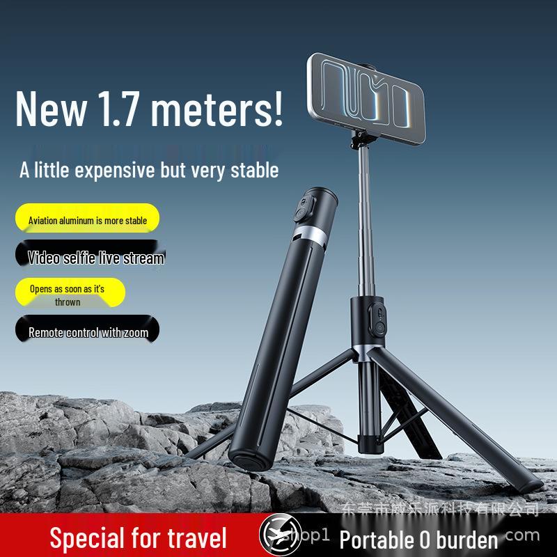 Aluminum Bluetooth Selfie Stick with Remote & Floor Tripod
Aluminum Bluetooth Selfie Stick with Remote & Floor Tripod