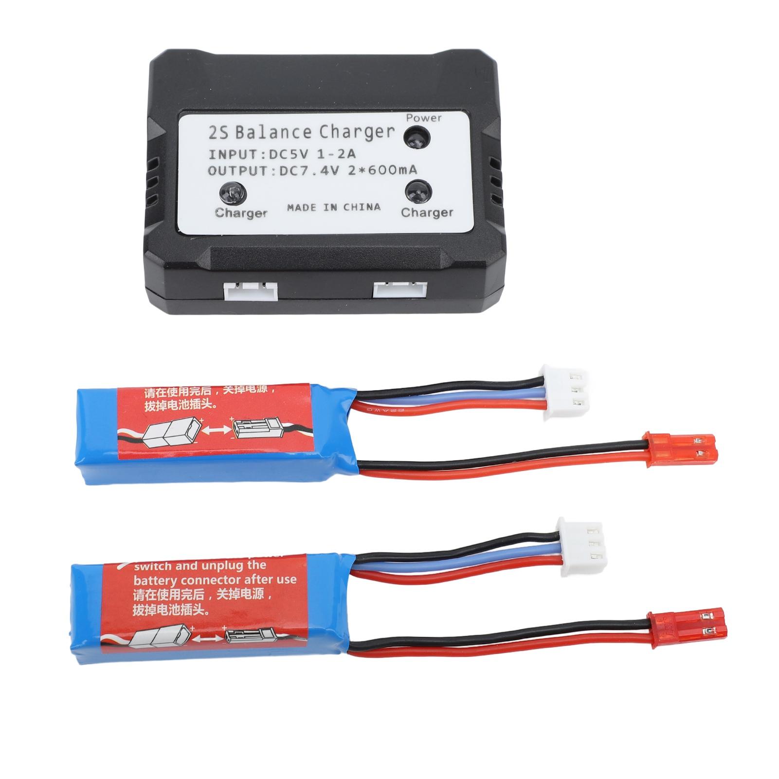 7.4V 400mAh RC Lipo Battery With 2S Balance Charger for WLtoys 1/28 RC Car K989/K989/284161 20C Lipo Battery
7.4V 400mAh RC Lipo Battery With 2S Balance Charger for WLtoys 1/28 RC Car K989/K989/284161 20C Lipo Battery