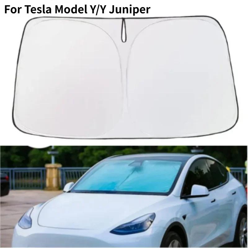 Car Windshield Sun Shade Covers Visors Front Window Sunscreen Protector for Tesla Model 3 Y Juniper Sunshade Accessories 2025
Car Windshield Sun Shade Covers Visors Front Window Sunscreen Protector for Tesla Model 3 Y Juniper Sunshade Accessories 2025