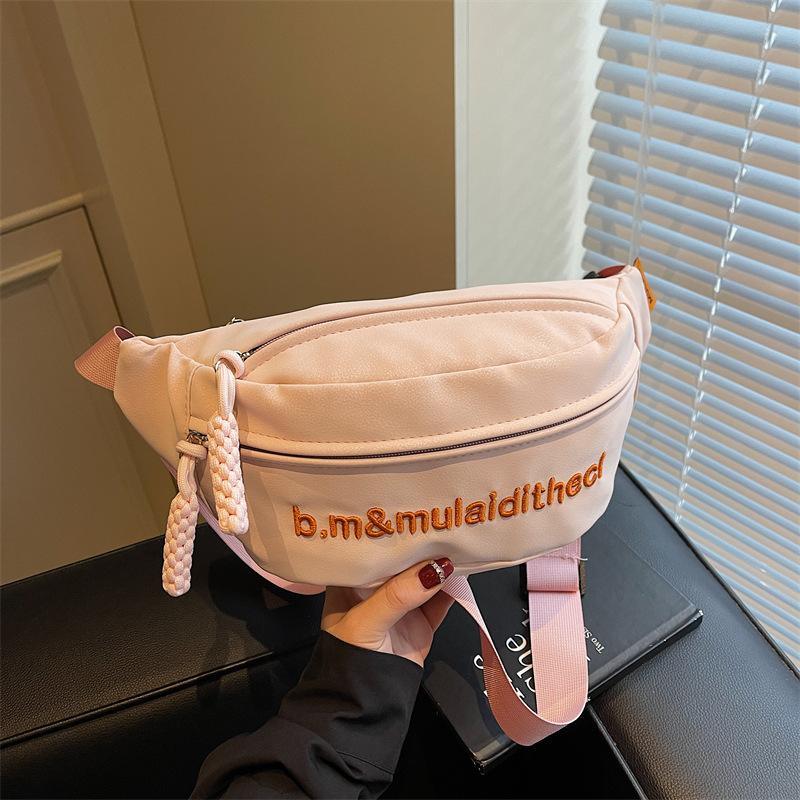 Premium Textured Breast Bag Women S Trendy Fashion Sports Shoulder Bag Casual Versatile Slanted Shoulder Bag розовый
Premium Textured Breast Bag Women S Trendy Fashion Sports Shoulder Bag Casual Versatile Slanted Shoulder Bag розовый