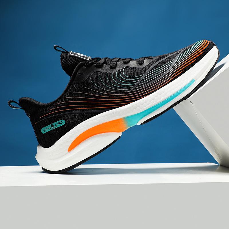 New running shoes men s breathable popcorn sports running mesh shoes young and young casual versatile trendy shoes travel shoes 46
New running shoes men s breathable popcorn sports running mesh shoes young and young casual versatile trendy shoes travel shoes 46