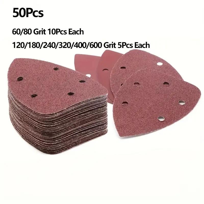 50/100pcs Self-adhesive Sandpaper Triangle Sander Sand Paper Hook Loop Sanding Sheet Abrasive Discs For Polishing
50/100pcs Self-adhesive Sandpaper Triangle Sander Sand Paper Hook Loop Sanding Sheet Abrasive Discs For Polishing