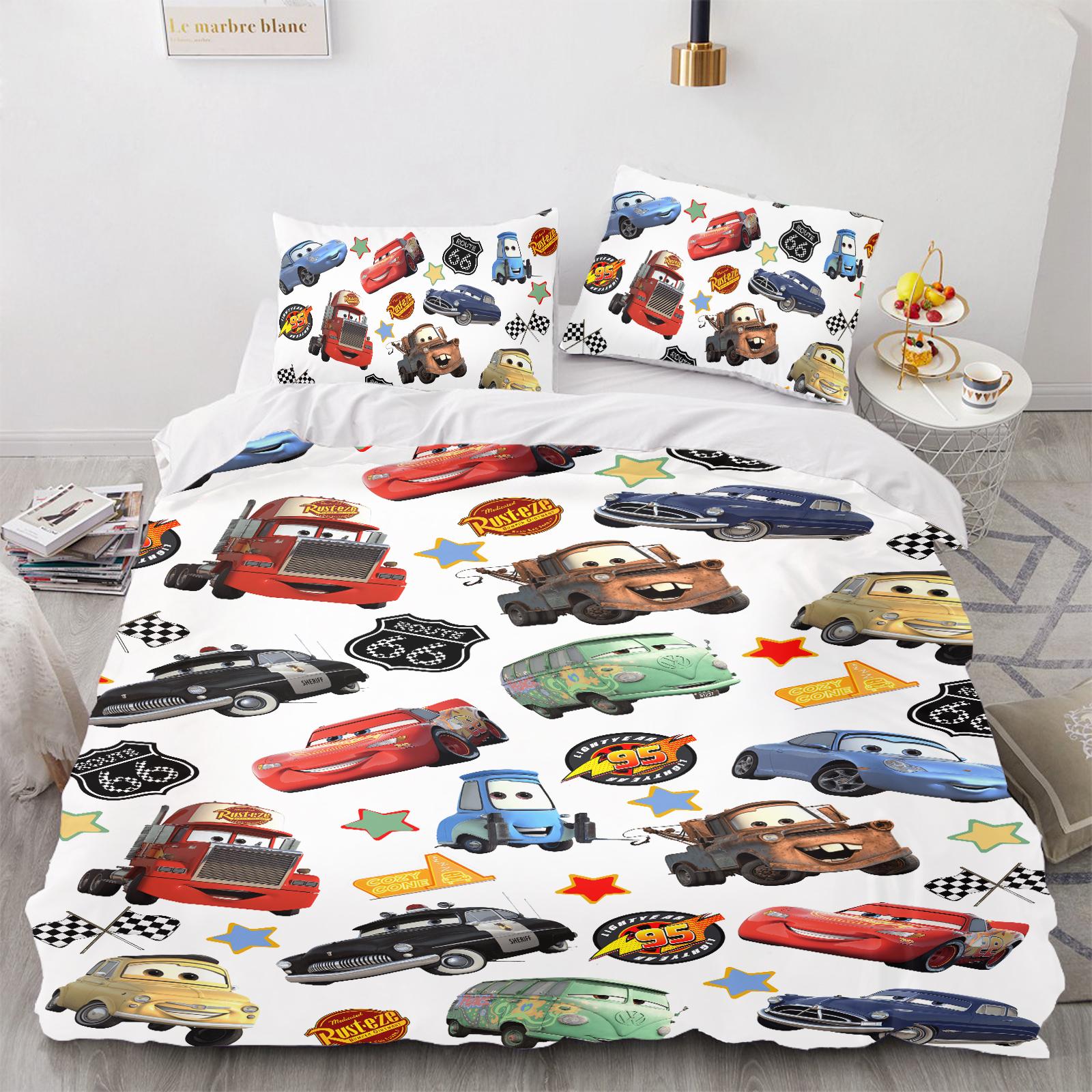 Комплект підодіяльника Lightning McQueen Ковдра Постільна білизна 3d Дитячий комплект постільної білизни 3 предмети 1 підодіяльник Розмір Кінг 173X233CM
Комплект підодіяльника Lightning McQueen Ковдра Постільна білизна 3d Дитячий комплект постільної білизни 3 предмети 1 підодіяльник Розмір Кінг 173X233CM