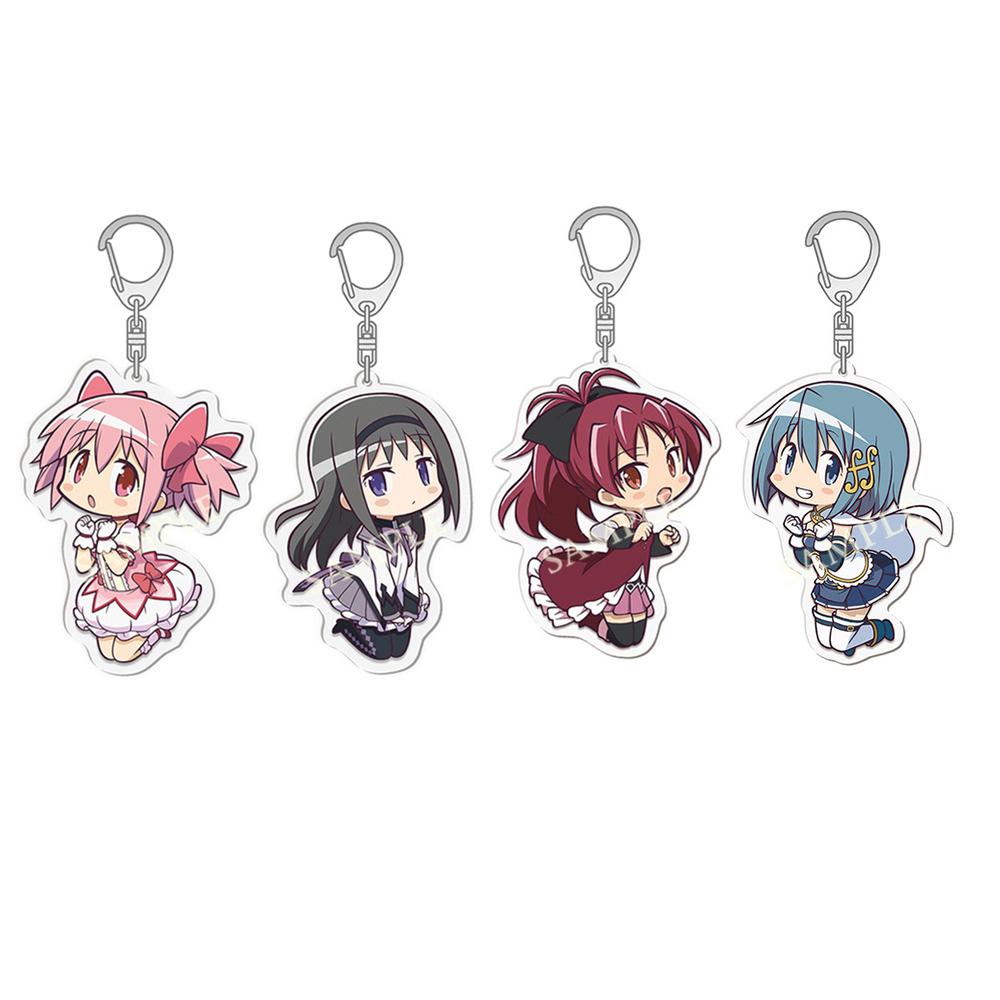 Anime Puella Magi Madoka Magica Keychain Kaname Akemi Homura Miki Sayaka Tomoe Mami Kyoko Key Chain Ring For Fans Gifts Jewelry 55mm
Anime Puella Magi Madoka Magica Keychain Kaname Akemi Homura Miki Sayaka Tomoe Mami Kyoko Key Chain Ring For Fans Gifts Jewelry 55mm