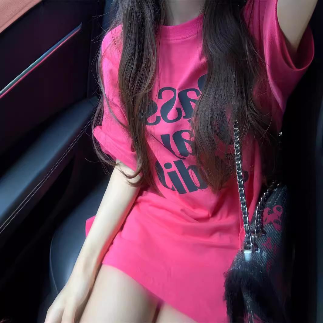 ins niche short-sleeved American retro T-shirt women s summer loose and versatile crew neck top niche pure cotton printed t-shirt XXL
ins niche short-sleeved American retro T-shirt women s summer loose and versatile crew neck top niche pure cotton printed t-shirt XXL