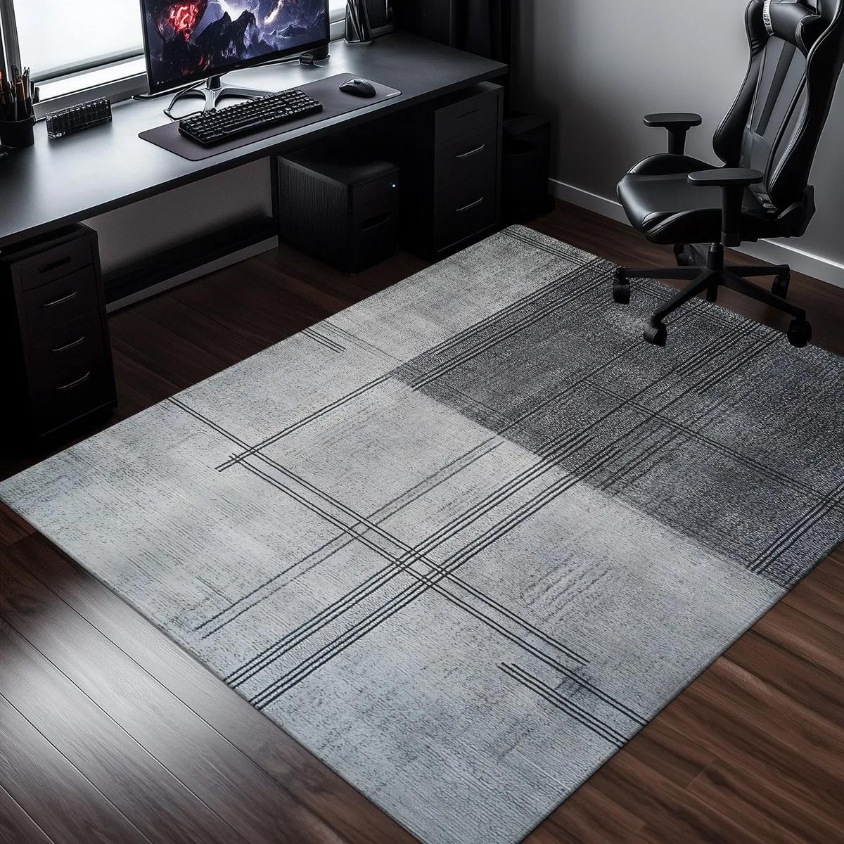 Modern Geometric Line Rug Durable Non-Slip Entrance Hallway Doormat Study & Office Rug Home Furnishings 60x90cm 24x36inch
Modern Geometric Line Rug Durable Non-Slip Entrance Hallway Doormat Study & Office Rug Home Furnishings 60x90cm 24x36inch