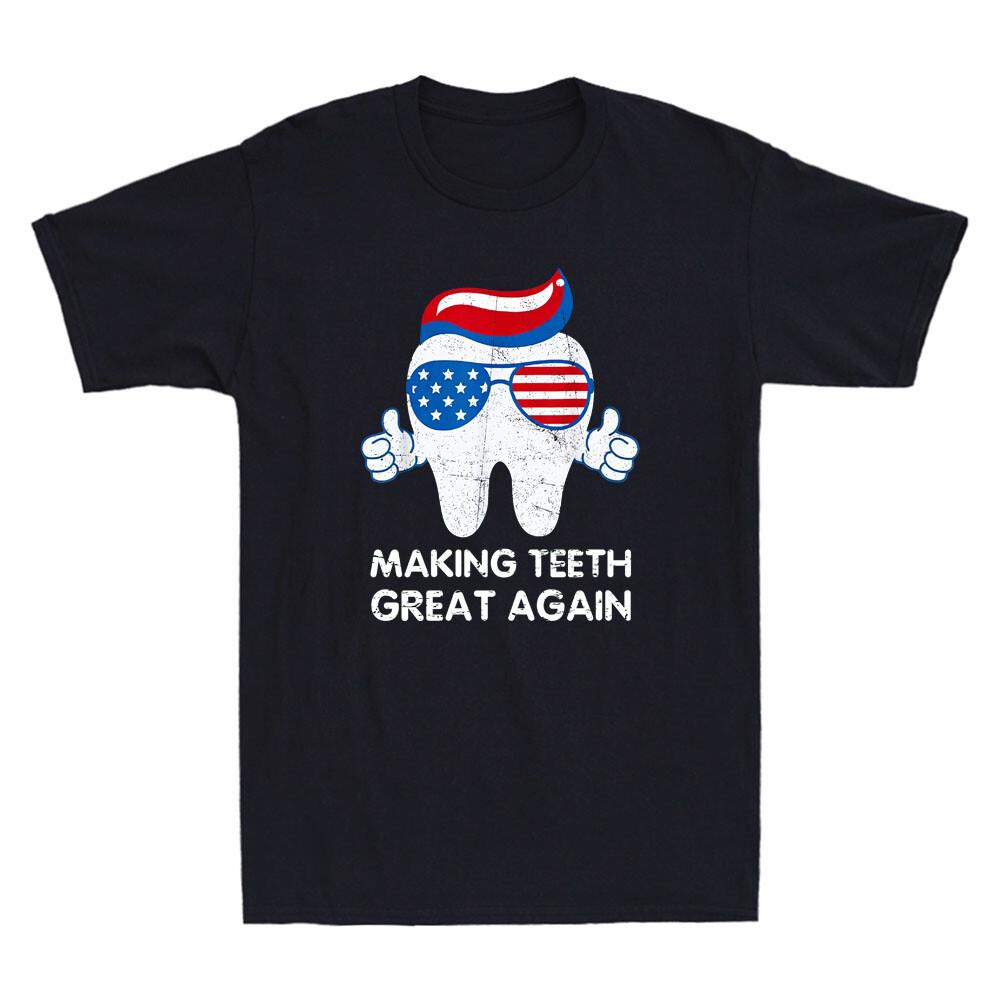 Making Teeth Great Again 4th July America Vintage Men039;s Short Sleeve T-Shirt Unisex T-Shirt XXL
Making Teeth Great Again 4th July America Vintage Men039;s Short Sleeve T-Shirt Unisex T-Shirt XXL