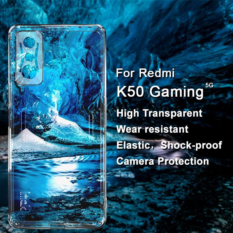 IMAK UX-5 Series Crystal Clear Soft TPU Case for Xiaomi Poco F4 GT/Redmi K50 Gaming 5G,Scratch-resistant Mobile Phone Cover A
IMAK UX-5 Series Crystal Clear Soft TPU Case for Xiaomi Poco F4 GT/Redmi K50 Gaming 5G,Scratch-resistant Mobile Phone Cover A