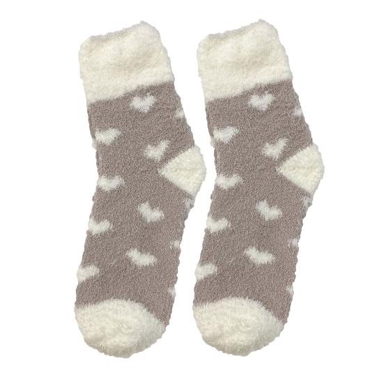 1 Pair Women Socks Fuzzy Fluffy Thickened Stretchy Super Soft Keep Warm Coral Fleece Love Heart Autumn Winter Floor Sleeping Socks for Daily Wear хаки
1 Pair Women Socks Fuzzy Fluffy Thickened Stretchy Super Soft Keep Warm Coral Fleece Love Heart Autumn Winter Floor Sleeping Socks for Daily Wear хаки