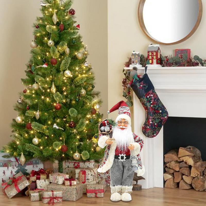 Santa Claus Decor 18-Inch Tabletop Standing Santa Claus Decoration Bag Included For Christmas Birthday Family Friends Colleagues CN
Santa Claus Decor 18-Inch Tabletop Standing Santa Claus Decoration Bag Included For Christmas Birthday Family Friends Colleagues CN