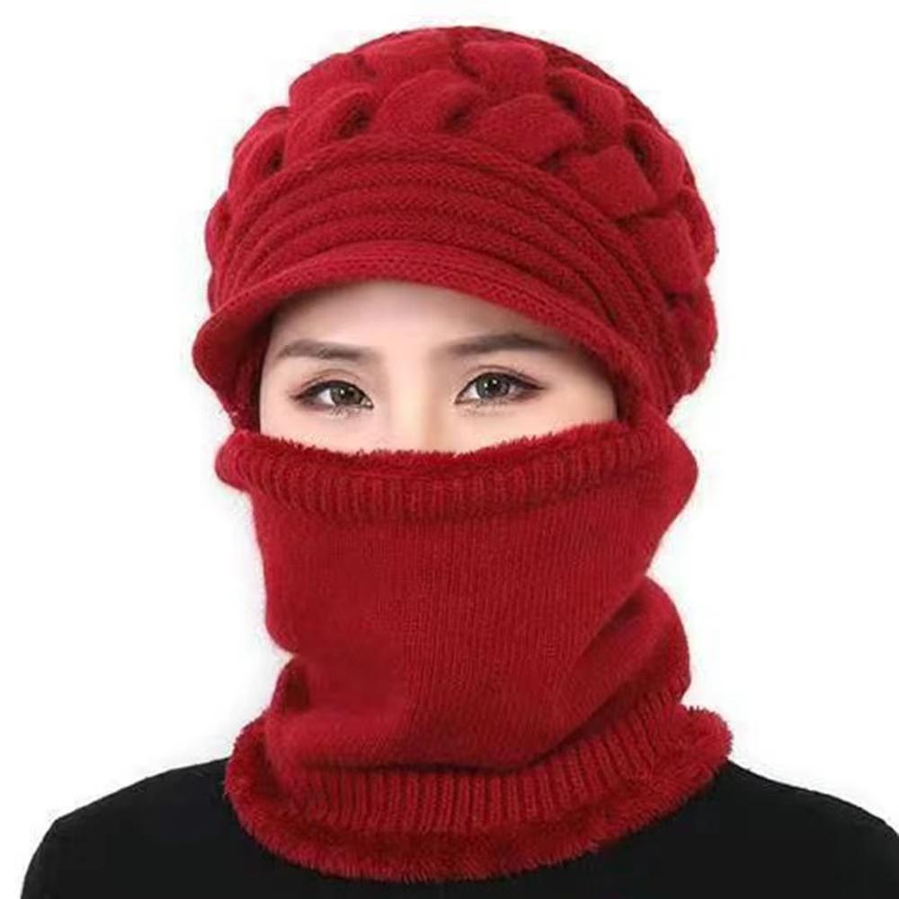 Fashion Winter Knitted Hat with Windproof Brim Warm Ear Protection Hat Thicken Fleece Lining Slouchy Beanie Hat For Women
Fashion Winter Knitted Hat with Windproof Brim Warm Ear Protection Hat Thicken Fleece Lining Slouchy Beanie Hat For Women