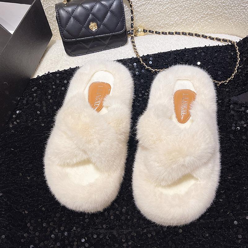 Hairy cm thick-bottomed muffin fluffy slippers female, autumn new small man with high heels 35
Hairy cm thick-bottomed muffin fluffy slippers female, autumn new small man with high heels 35